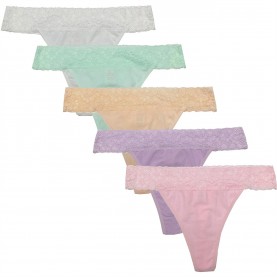 дамско,лятно,бельо,дамско,бельо,studio,5,pack,lace,trim,thong,multi