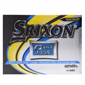 аксесоари,за,голф,топки,за,голф,srixon,q,star,12,pack,of,golf,balls,tour,yellow