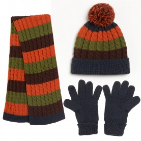 аксесоари,на,разпродажба,studio,hat,scarf,and,glove,ombre,set,multi