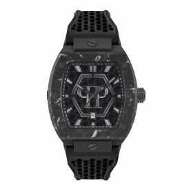 часовник,часовници,philipp,plein,hexagon,phantom,watch,black,black