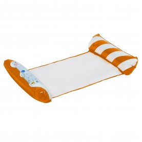 Eddy Toys Inflatable Hammock 120x72cm - Orange/White градина,/,на,открито,детски,бански,костюми,детски,бански,костюми,eddy,toys,inflatable,hammock,120x72cm,orange,white