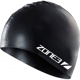 Плувна шапка Zone3 48g Silicone Swim Cap - Black плувна,шапка,плажни,шапки,плуване,в,училище,дамски,бански,костюми,дамски,бански,костюми,плувни,аксесоари,zone3,48g,silicone,swim,cap,black