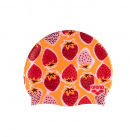 Юношеска плувна шапка Arena Swim Cap Print Junior - Strawberries юношеска,плувна,шапка,всички,шапки,детски,бански,костюми,плажни,шапки,плуване,в,училище,аксесоари,на,разпродажба,детски,бански,костюми,детски,бански,костюм