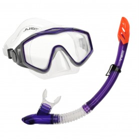 плажен,магазин,водни,спортове,gul,snorkeling,set,tempered,glass,diving,mask,&amp;,splash,proof,snorkel,purple