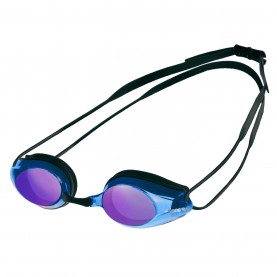 плувни,аксесоари,arena,unisex,racing,goggles,tracks,mirror,black,blue