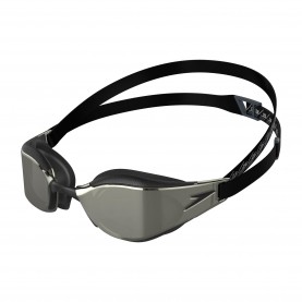 Speedo Adult Fastskin Hyper Elite Mirror Goggles - Black/Silver speedo,adult,fastskin,hyper,elite,mirror,goggles,black,silver