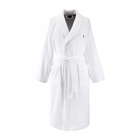 Ralph Lauren Home RL Polo Player Robe - White ralph,lauren,home,rl,polo,player,robe,white