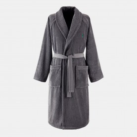 Ralph Lauren Home RL Polo Player Robe - Heather09 ralph,lauren,home,rl,polo,player,robe,heather09