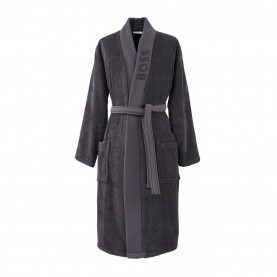 boss,home,cotton,bathrobe,charcoal