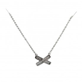 аксесоари,на,разпродажба,mason,knight,yager,18kt,white,gold,plated,x,cubic,pendant,white