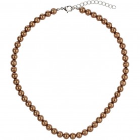 mason,knight,yager,plain,pearl,necklace,brown