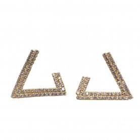 аксесоари,на,разпродажба,mason,knight,yager,18kt,gold,plate,hook,shape,stone,stud,gold
