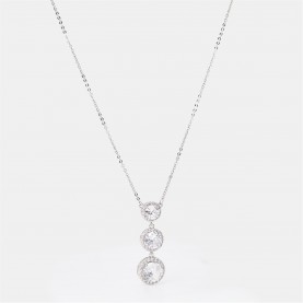 подаръци,и,играчки,mason,knight,yager,triple,cubic,stone,connect,necklace,white