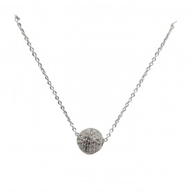 аксесоари,на,разпродажба,mason,knight,yager,18kt,gold,plate,ball,cubic,pendant,white