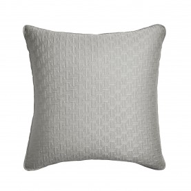 Ted Baker Home T Quilted Pillow Sham White - Silver ted,baker,home,t,quilted,pillow,sham,white,silver
