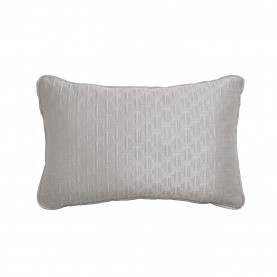 Ted Baker Home T Quilted Cushion - Silver ted,baker,home,t,quilted,cushion,silver