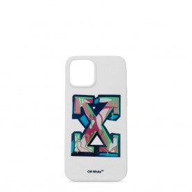 Off White Mens iPhone 12 Case Cover - White off,white,men,s,iphone,12,case,cover,white