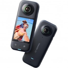 Insta 360 X3 Starter Bundle - Waterproof 360° Action Camera with 1/2 Inch Sensor - Black insta,360,x3,starter,bundle,waterproof,360,action,camera,with,1,2,inch,sensor,black