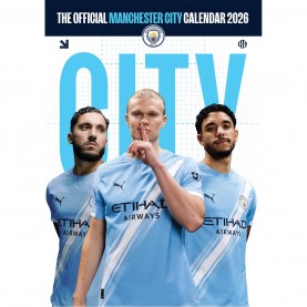 Grange MANCHESTER UNITED FC 2025 A3 CALENDAR - Man City подаръци,и,играчки,канцеларски,принадлежности,фланелки,от,различни,клубове,футболни,аксесоари,grange,manchester,united,fc,2025,a3,calendar,man,city