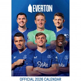 Grange MANCHESTER UNITED FC 2025 A3 CALENDAR - Everton подаръци,и,играчки,канцеларски,принадлежности,фланелки,от,различни,клубове,футболни,аксесоари,grange,manchester,united,fc,2025,a3,calendar,everton
