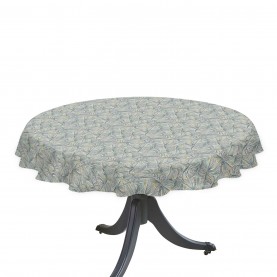 alan,symonds,monstera,tablecloth,180cm,diameter,round,light,green