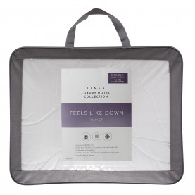 Hotel Collection Feels Like Down 13.5 TOG Duvet - White hotel,collection,feels,like,down,13,5,tog,duvet,white