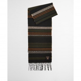 Шал Barbour Alston Stripe Scarf - Forest Green шал,ръкавици,шапки,и,шалове,зимни,аксесоари,аксесоари,на,разпродажба,barbour,alston,stripe,scarf,forest,green