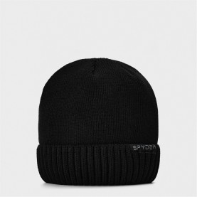Шапка Spyder Beanies - Black шапка,зимни,аксесоари,промоция,на,зимни,облекла,плажни,шапки,ученически,шапки,ръкавици,и,шалове,аксесоари,на,разпродажба,зимни,шапки,и,маски,ски,spyder,bea