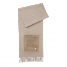 Шал Boss Grayce Scarf - Open Brown 247 шал,ръкавици,шапки,и,шалове,зимни,аксесоари,аксесоари,на,разпродажба,boss,grayce,scarf,open,brown,247