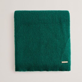 дамски,шал,зимни,аксесоари,ted,baker,women,s,classic,rib,scarf,green