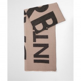 Шал Barbour International Milla Logo Wrap Scarf - Oat / Black шал,ръкавици,шапки,и,шалове,зимни,аксесоари,barbour,international,milla,logo,wrap,scarf,oat,black