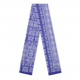 шал,ръкавици,шапки,и,шалове,biba,biba,blair,logo,scarf,blue,white