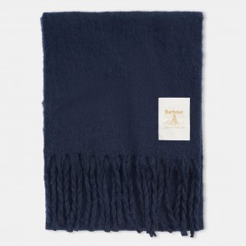 Шал Barbour Ellison Scarf - Navy шал,ръкавици,шапки,и,шалове,зимни,аксесоари,аксесоари,на,разпродажба,barbour,ellison,scarf,navy