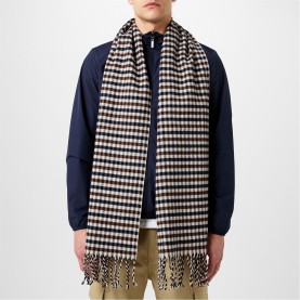 Шал AQUASCUTUM Check Knit Scarf - BEIGE шал,ръкавици,шапки,и,шалове,зимни,аксесоари,всички,коледни,подаръци,аксесоари,на,разпродажба,aquascutum,check,knit,scarf,beige