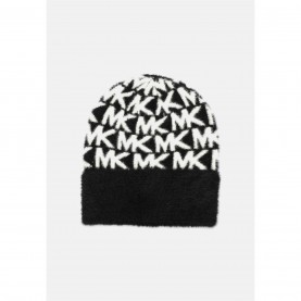 Шапка MICHAEL Michael Kors MK Logo Cuff Beanie - BLACK шапка,всички,шапки,зимни,аксесоари,плажни,шапки,аксесоари,на,разпродажба,michael,michael,kors,mk,logo,cuff,beanie,black