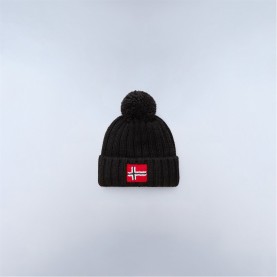 Юношеска шапка NAPAPIJRI Napa Semiury Beanie Hat Juniors - Black 041 юношеска,шапка,всички,шапки,зимни,аксесоари,плажни,шапки,аксесоари,на,разпродажба,napapijri,napa,semiury,beanie,hat,juniors,black,041