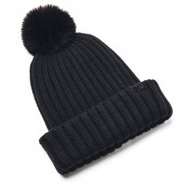 дамска,шапка,всички,шапки,зимни,аксесоари,under,armour,armour,w,halftime,pom,beanie,beany,womens,black