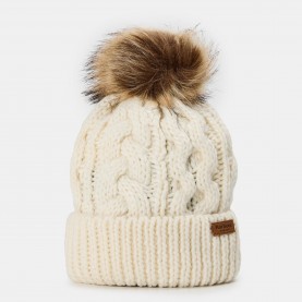 Шапка Barbour Penshaw Cable-Knit Beanie - Cloud шапка,всички,шапки,зимни,аксесоари,аксесоари,на,разпродажба,barbour,penshaw,cable,knit,beanie,cloud