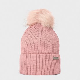Шапка Barbour International Mallory Pom Beanie - Raspberry шапка,всички,шапки,зимни,аксесоари,barbour,international,mallory,pom,beanie,raspberry