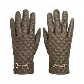 ръкавици,ръкавици,шапки,и,шалове,зимни,аксесоари,biba,biba,quilted,leather,gloves,khaki