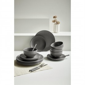 аксесоари,за,кухня,homelife,12,piece,stoneware,dinner,set,charcoal,grey