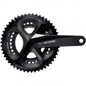 други,велосипедни,аксесоари,shimano,105,r7000,road,chainset,50,34,black