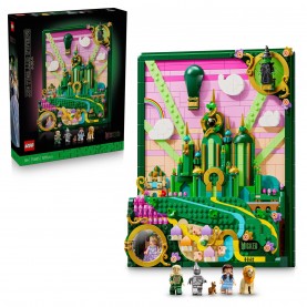 игри,и,технологии,всички,игри,и,играчки,lego,lego,wicked,emerald,city,wall,art,aesthetic,fantasy,room,decor,gift,for,adults,75685,emerald,city