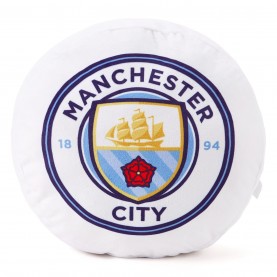 Team Football Officially Licensed Crest Filled Plush Cushion - Man City FC team,football,officially,licensed,crest,filled,plush,cushion,man,city,fc