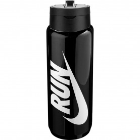 Nike Recharge Straw Bottle 24oz - Blk/White бутилки,за,вода,всички,фитнес,аксесоари,аеробика,nike,recharge,straw,bottle,24oz,blk,white