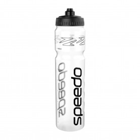 Speedo 1LTR Water Bottle - Clear/Black бутилки,за,вода,всички,фитнес,аксесоари,аеробика,speedo,1ltr,water,bottle,clear,black
