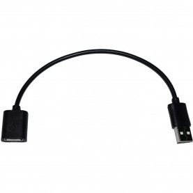 велосипедни,светлини,и,катинари,fwe,usb,female,to,male,extension,lead,for,fwe,lights,black