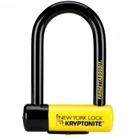 велосипедни,светлини,и,катинари,kryptonite,new,york,fahgettaboudit,mini,d,lock,sold,secure,diamond,black,yellow