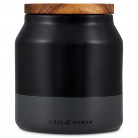 Cole and Mason ColeandMason Ceramic Storage Jar - Black аксесоари,на,разпродажба,cole,and,mason,coleandmason,ceramic,storage,jar,black