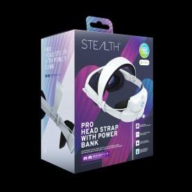 Stealth Pro Head Strap With Power Bank For Meta Quest 3 & 3S - Multi stealth,pro,head,strap,with,power,bank,for,meta,quest,3,3s,multi